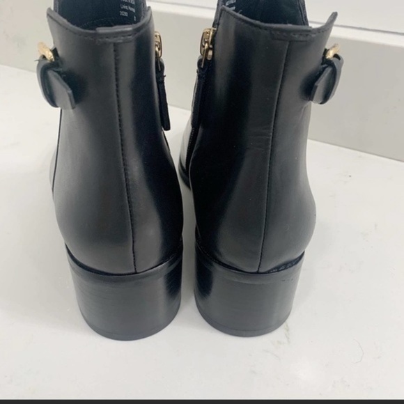 COLE HAAN HAIDYN black leather booties ankle boots 6 WORN ONCE - Picture 8 of 13